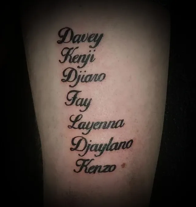 Tattoo werk Black Onyx