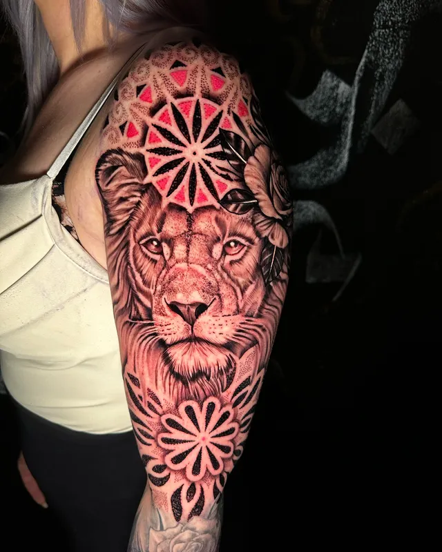 Mandala leeuw